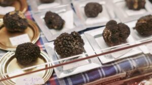 prix du kilo de truffe noire en France sur un marché truffier